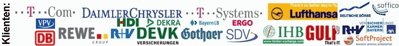 Kunden von Dipl.-Ing. Uwe Richter und 4WT Co., Ltd. im Gesch&auml;ftsbereich IT Ingenieurb&uuml;ro. seit 1990.